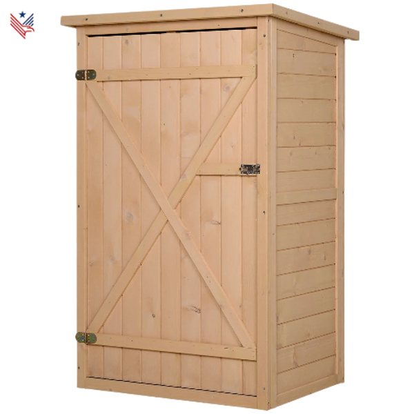 Houten Tuinhuis 75x56x115 cm – Compacte Schuur