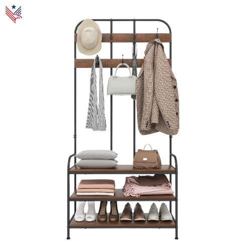 Industriële Kapstok Met Schoenenrek
