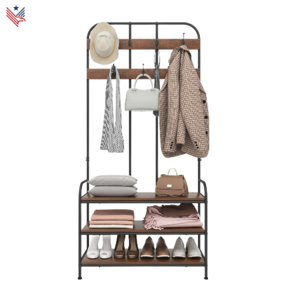 Industriële Kapstok Met Schoenenrek