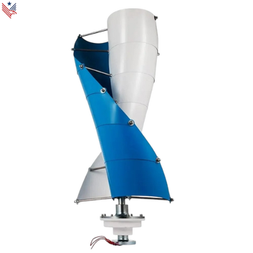 Verticale Windturbine 3000W - 12/24V naar 220V + omvormer en aansluit materiaal