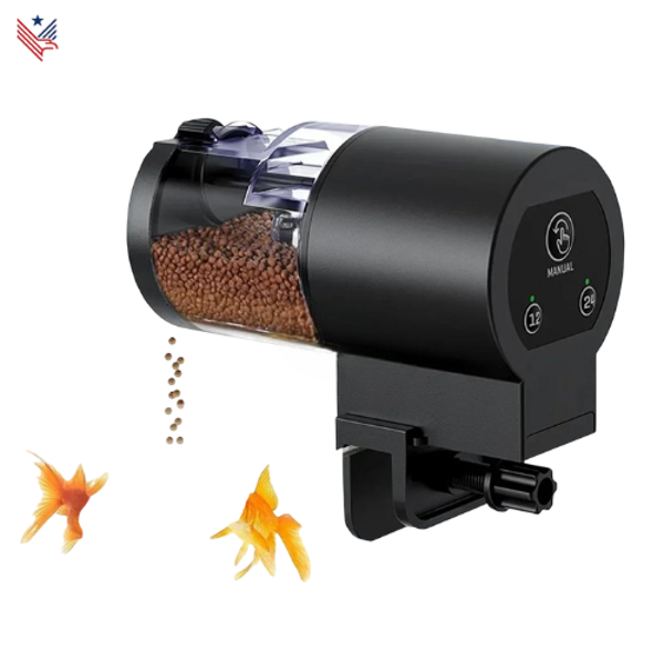 Automatische visvoeder voor aquarium – 100ml capaciteit, eenvoudig instelbaar met batterij