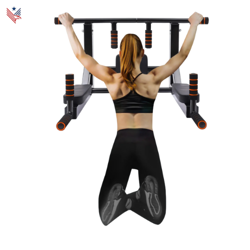 Wandgemonteerde Optrekstang Heavy Duty – Multi-Grip Chin Up Bar tot 200 kg Belastbaar