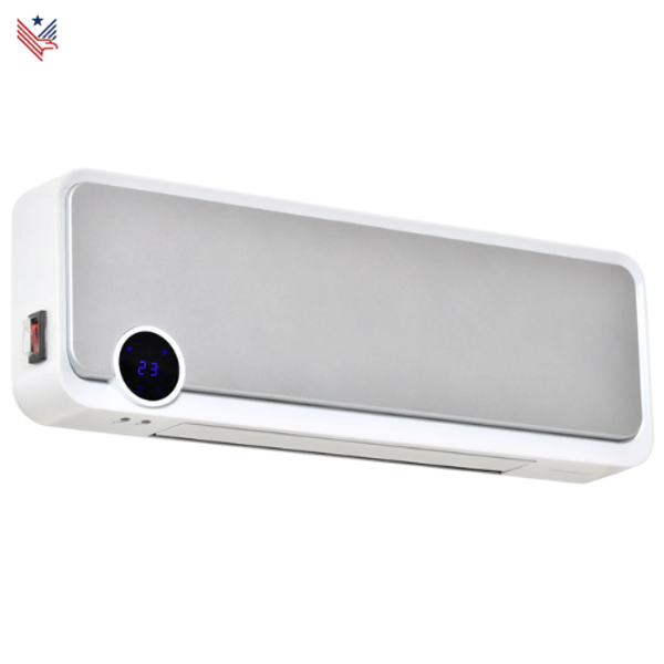 Wandverwarming 1500W - IPX2 Waterdicht - Keramische Verwarming met Afstandsbediening, Timer & Oscillatie voor Badkamer en Slaapkamer