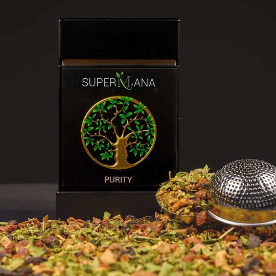 Purity (biologische thee) - Kruidenthee - met o.a. Gember, Rozenbottel, Citroenverbena, Hibiscus, Citroenschil, Appel