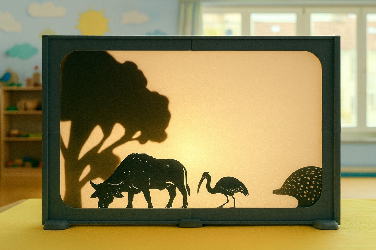 Papierfiguren für Schattentheater - Safari