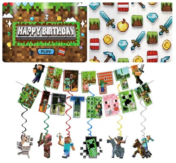 Minecraft Birthday Theme
