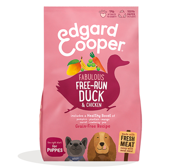 Edgard & Cooper Dog Medium Puppy Duck And Chicken