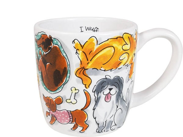 Cappuccinobeker 0.5L Dier Dogs