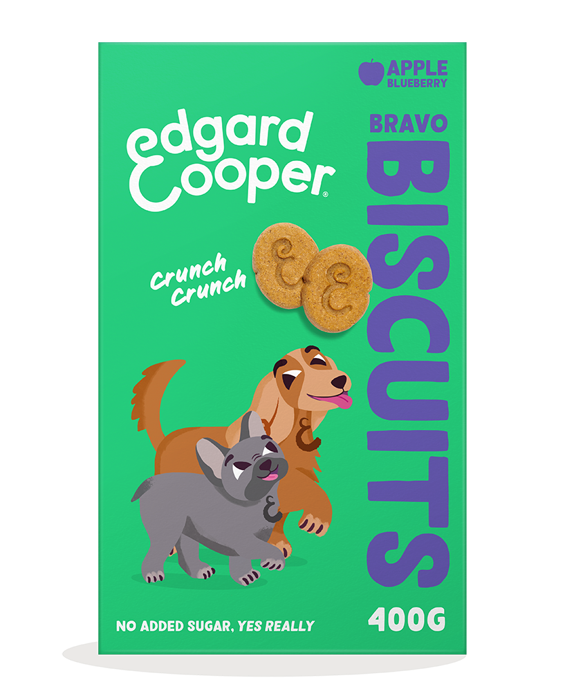 Edgard & Cooper Dog Biscuits Apple, Blueberry