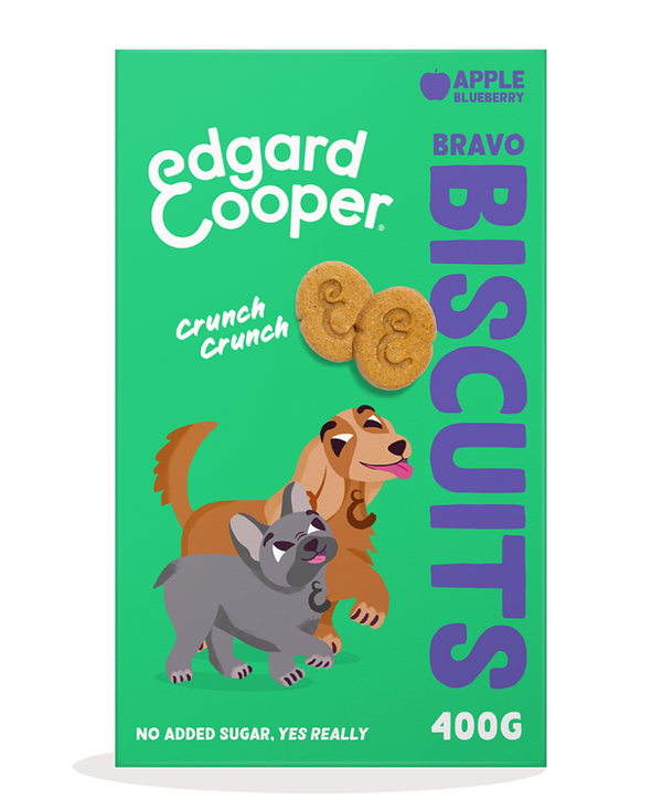 Edgard & Cooper Dog Biscuits Apple, Blueberry 7 x 400 gram