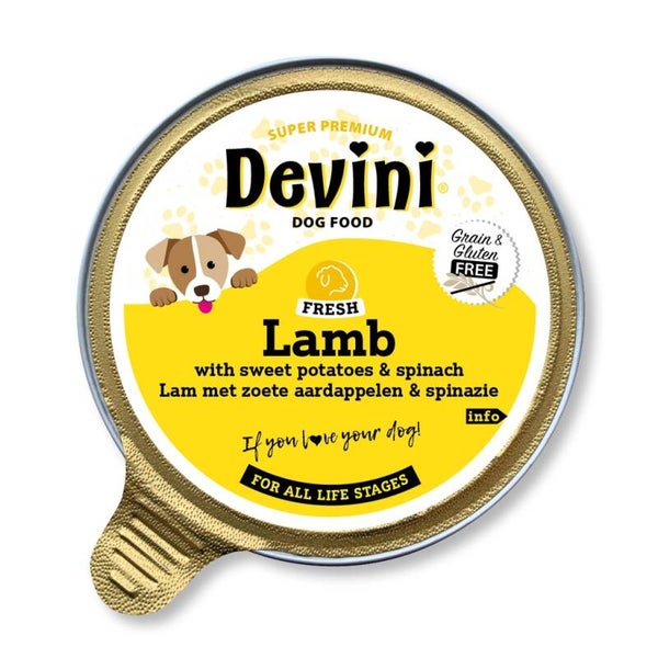 Devini Dog Lamb 85gram