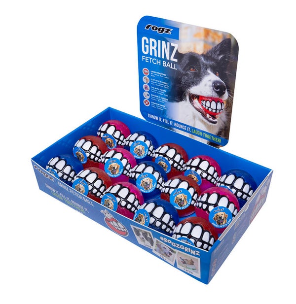 Rogz speelgoed grinz doos 15 stuks