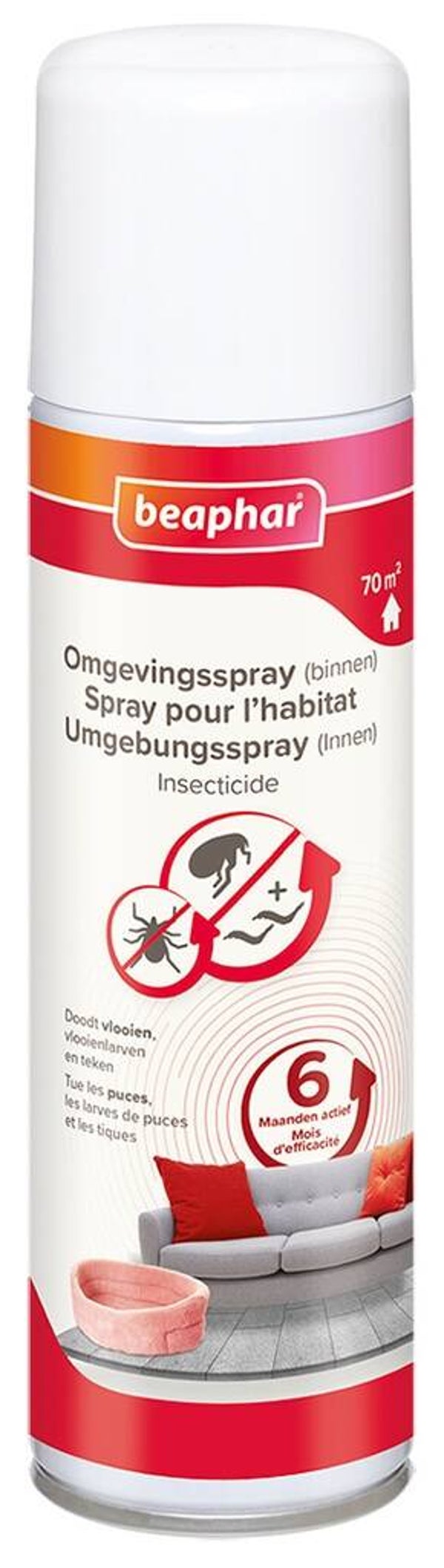 Beaphar Omgevingsspray Anti-Vlooi