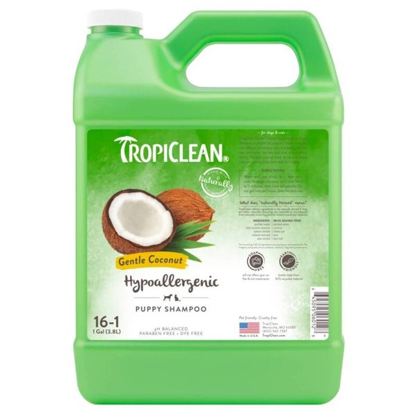 TropiClean 1g Gentle Coconut SH 3,8 ltr