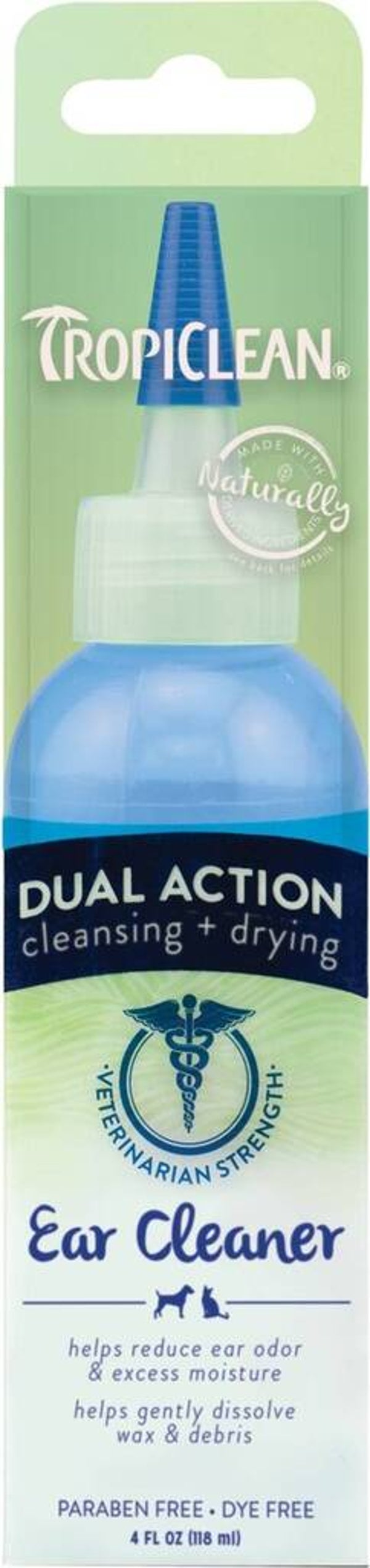 TropiClean Dual Action Ear Cleaner 118 ml