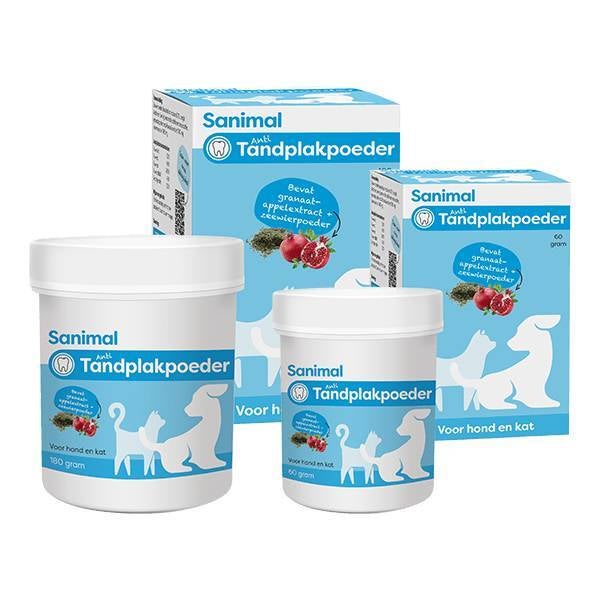 Sanimal Anti-Tandplakpoeder 60 gram