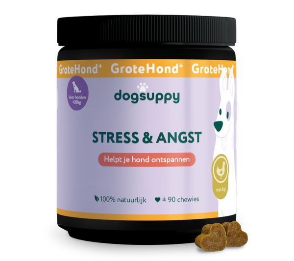 DogSuppy Stress & Angst Grote Hond Kip 360gram