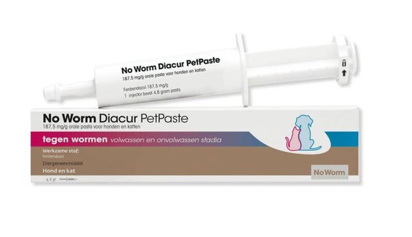 No Worm Diacur PetPaste 4,8 gram