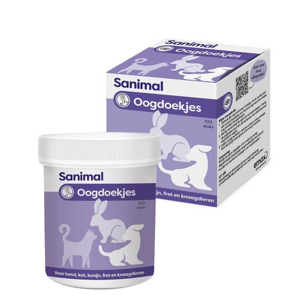 Sanimal Oogdoekjes 100 stuks