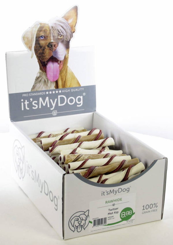 it's My Dog Rawhide Twist 100 x 1 stuks