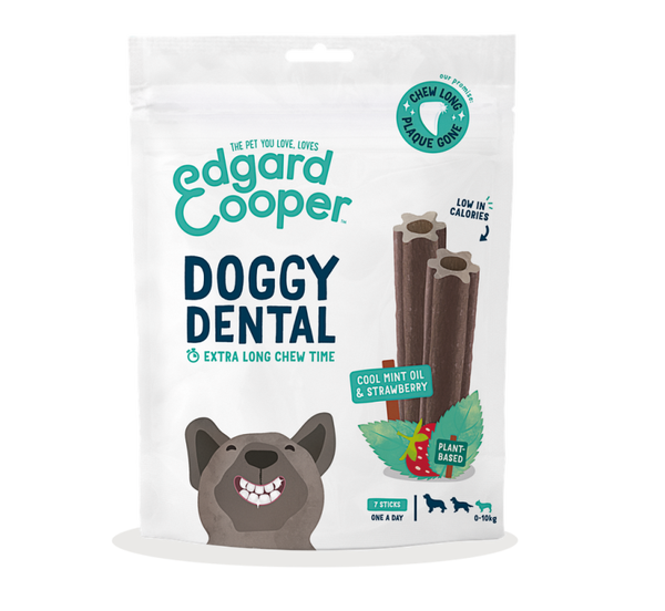 Edgard & Cooper Doggy Dental Strawberry & Mint 8 x 7 st