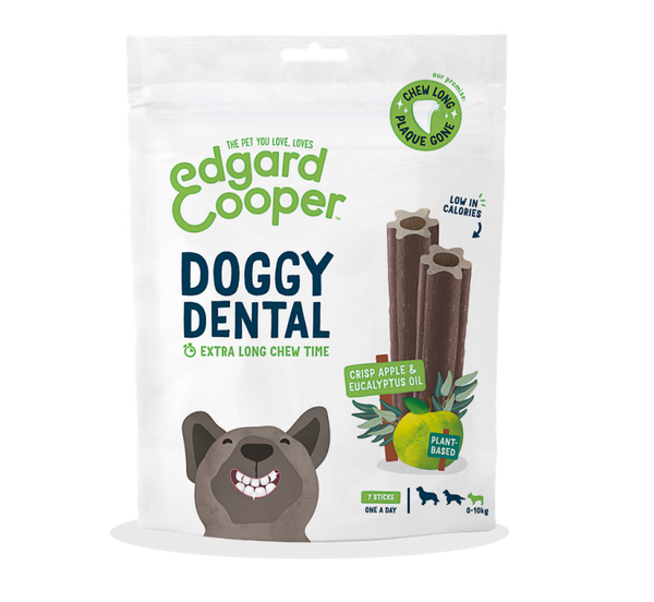 Edgard & Cooper Doggy Dental Apple & Eucalyptus 8 x 7 stuks