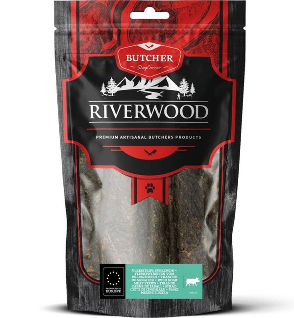 Riverwood Butcher Vleesstrips Wild Zwijn 6x150gram