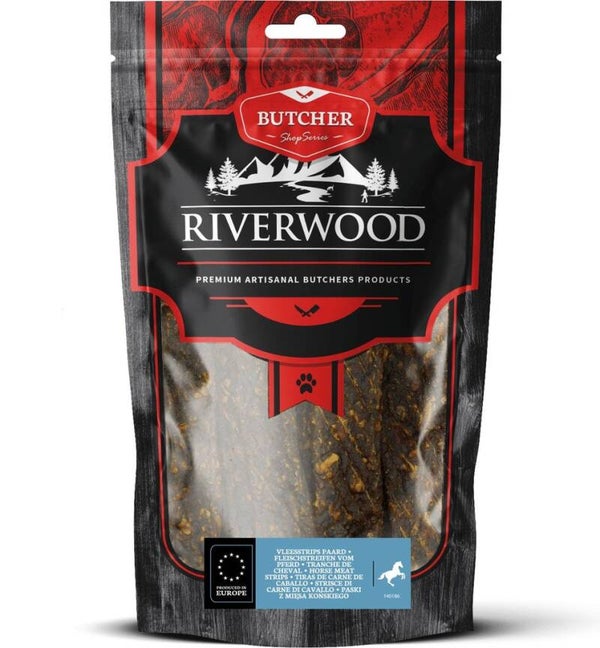 Riverwood Butcher Vleesstrips Paard 6 x 150 gram