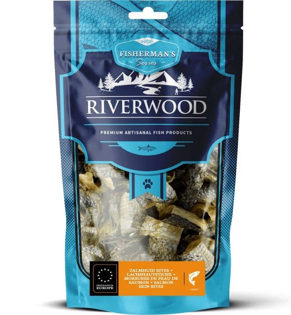 Riverwood Fisherman Zalmhuid Bites 6 x 100 gram