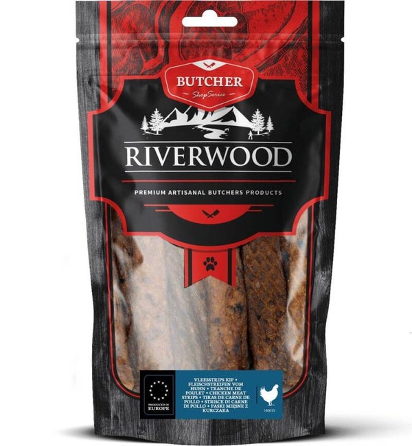 Riverwood Butcher Vleesstrips Kip 6 x 150 gram