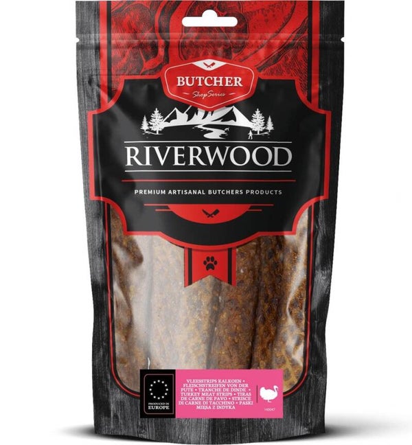Riverwood Butcher Vleesstrips Kalkoen 6 x 150 gram