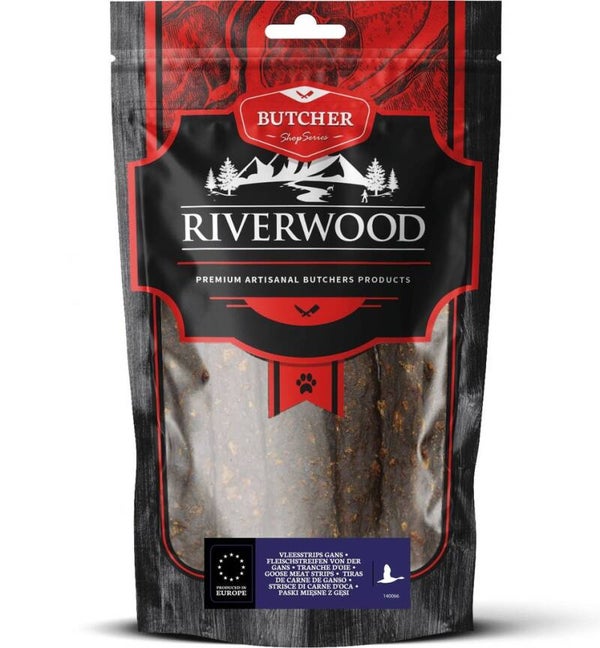 Riverwood Butcher Vleesstrips Gans 6 x 150 gram