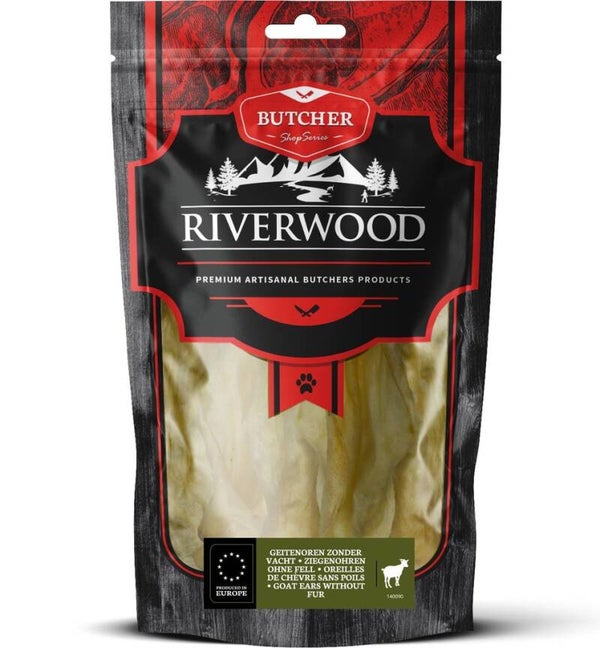 Riverwood Butcher Geitenoren zonder vacht 6x100gram