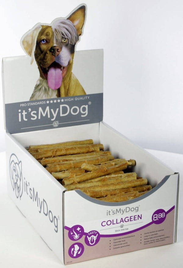 it's My Dog Collageen stick met kip 12 cm 200Sticks