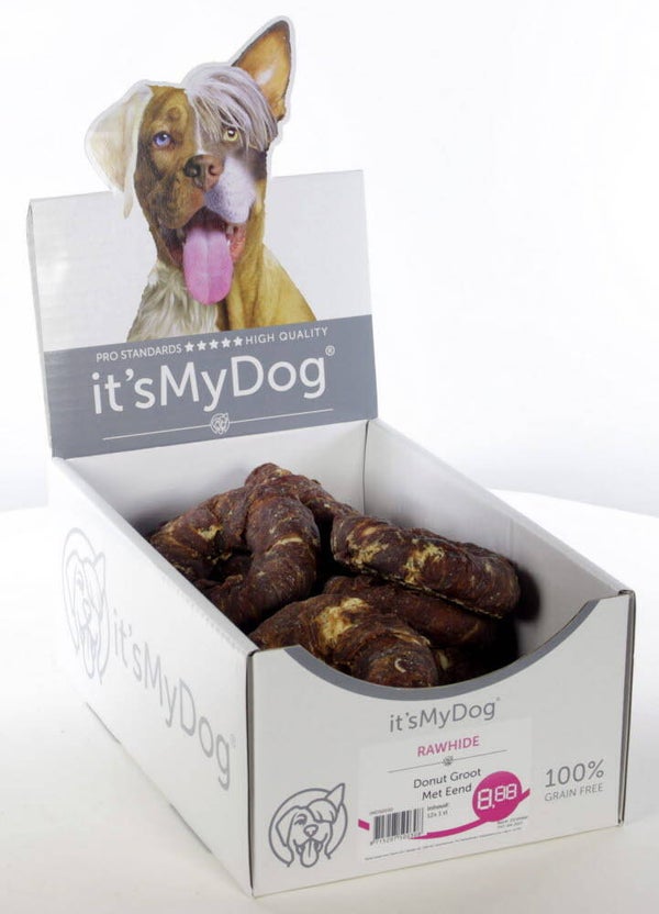 It's My Dog Rawhide Donut Met Eend Groot 12donuts