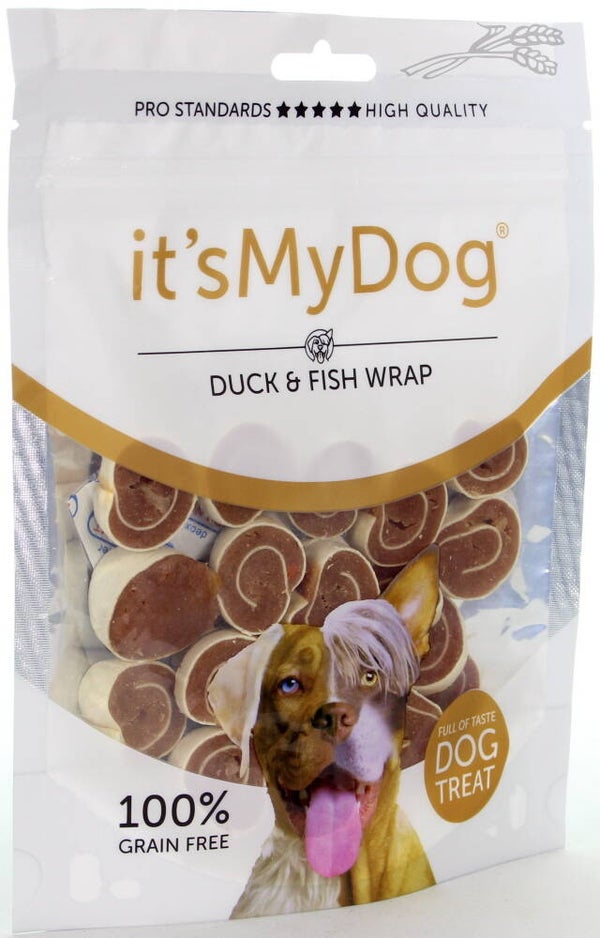 it's My Dog Duck & Fish Wrap 85 gram