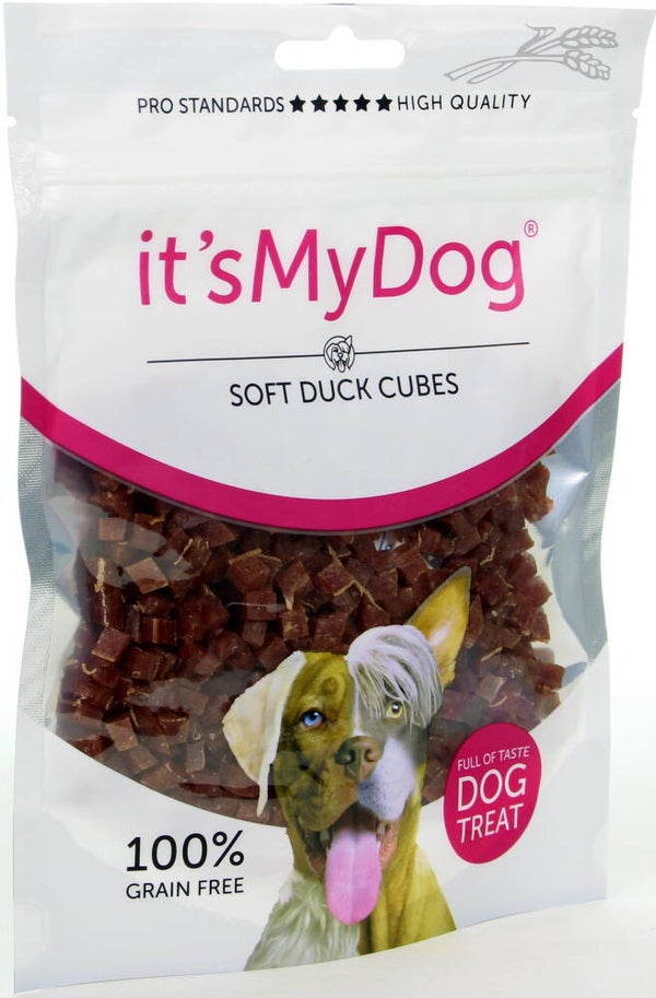 it's My Dog Duck Soft Cubes 85 gram