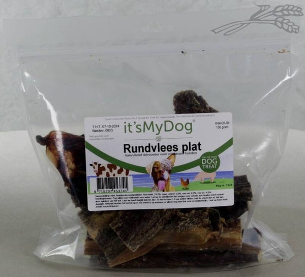 it's My Dog Rundvlees plat 130 gram