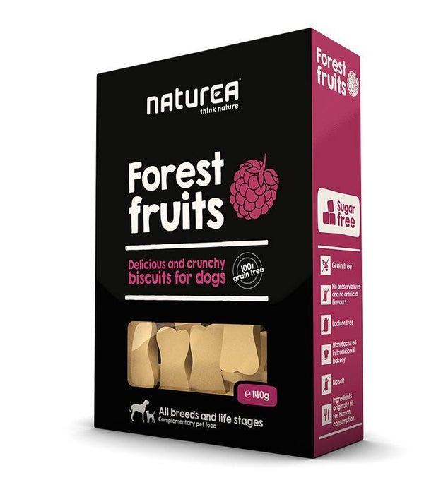 Naturea Dog Biscuits Forest Fruits 8 x 140 gram