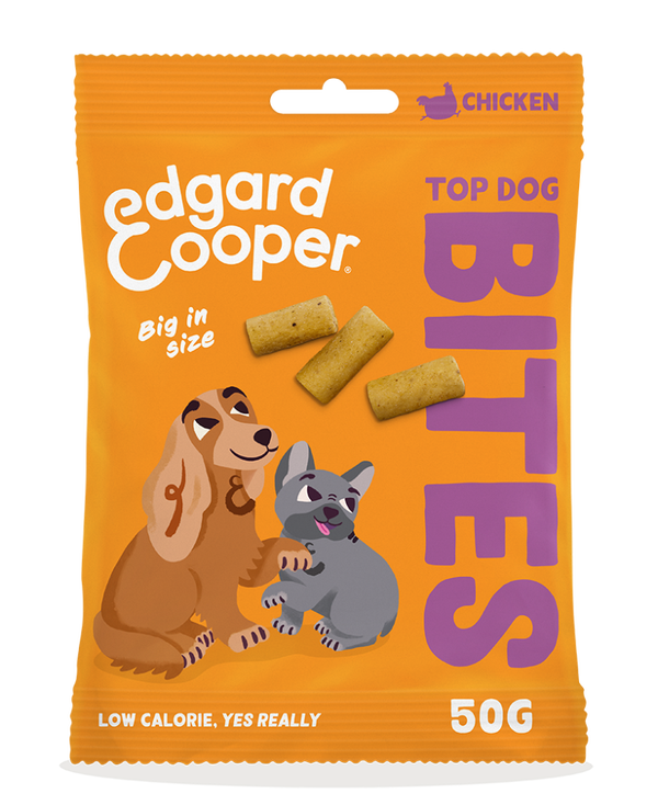 Edgard & Cooper Dog Bites Chicken Large 15 x 50 gram