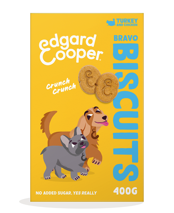 Edgard & Cooper Dog Biscuits Turkey And Chicken 7 x 400 gram