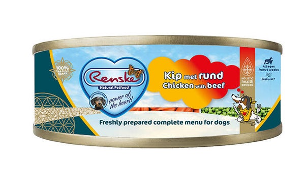 Renske Hond Blik Kip Met Rund 24 x 95 gram