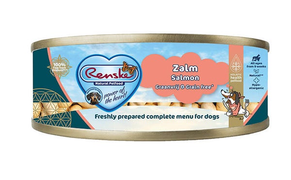 Renske Hond Blik Zalm Graanvrij 24 x 95 gram