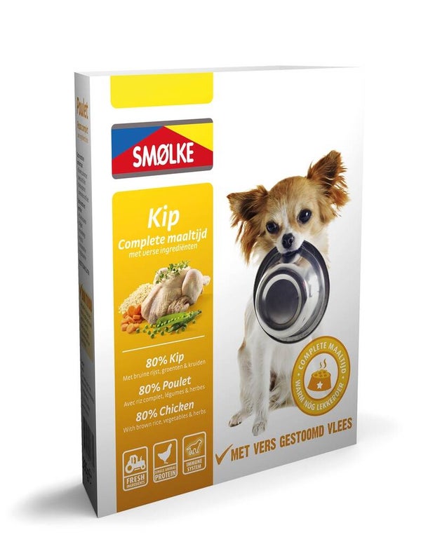 Smolke Vers Gestoomd Kip 10 x 395 gram