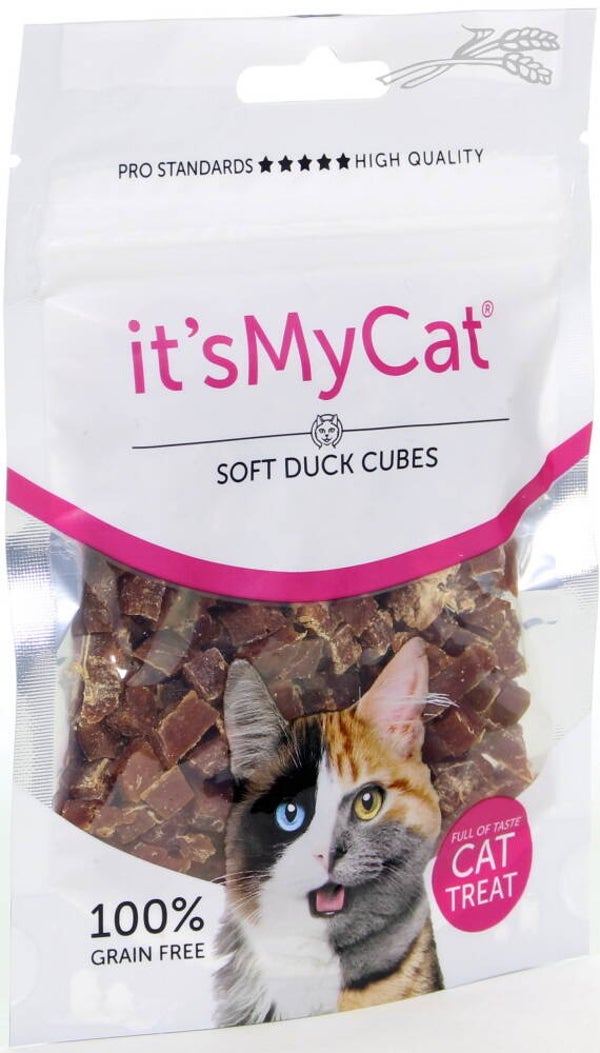 it's My Cat Treat Duck Soft Cubes 50 gram