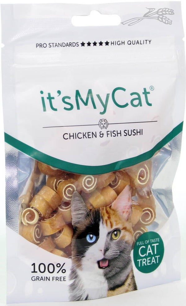 it's My Cat Treat Chicken & Fish Sushi 50 gram