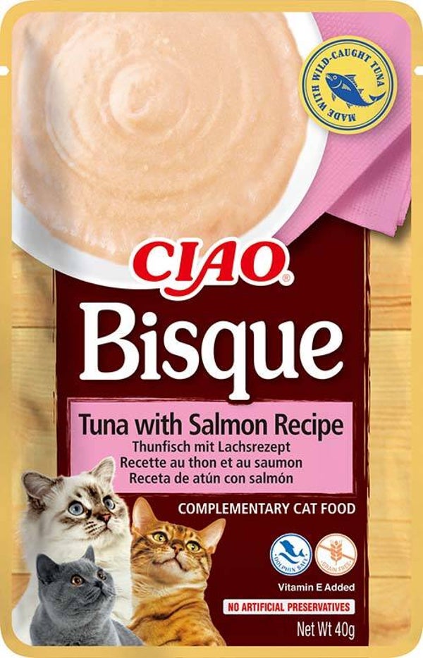 Inaba Bisque Tuna With Salmon (12 x 40 gr.)