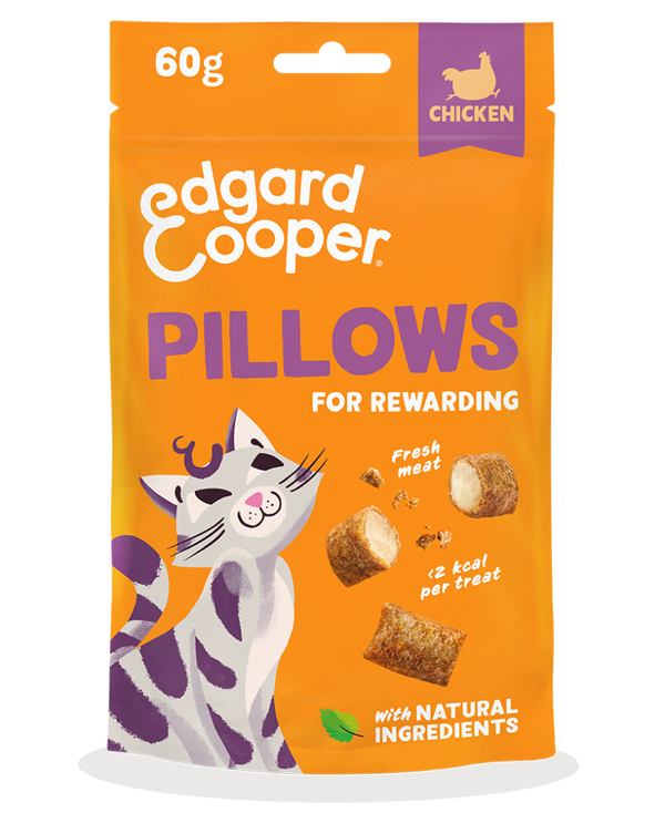 Edgard & Cooper Cat Pillows Chicken 8 x 60 gr