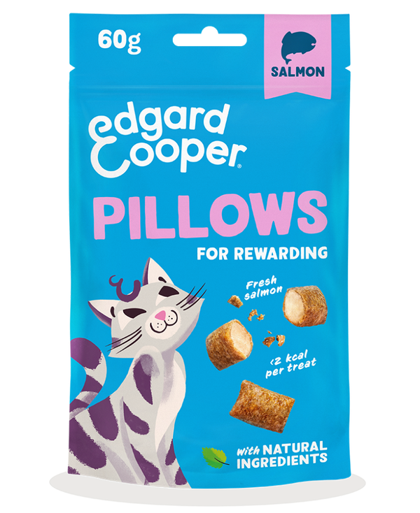 Edgard & Cooper Cat Pillows Salmon 8 x 60 gr