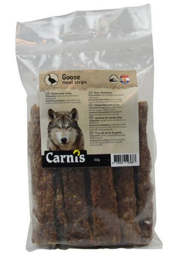 Carnis Vleesstrips Gans 5 x 150 gram